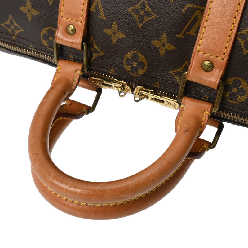 LOUIS VUITTON ルイヴィトン モノグラム キーポル 45 ブラウン M41428 ユニセックス モノグラムキャンバス ボストンバッグ Bランク 中古 銀蔵