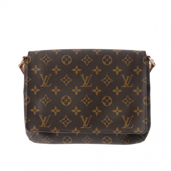 LOUIS VUITTON ルイヴィトン モノグラム ミュゼットタンゴ ブラウン レディース モノグラムキャンバス ショルダーバッグ ABランク 中古 銀蔵