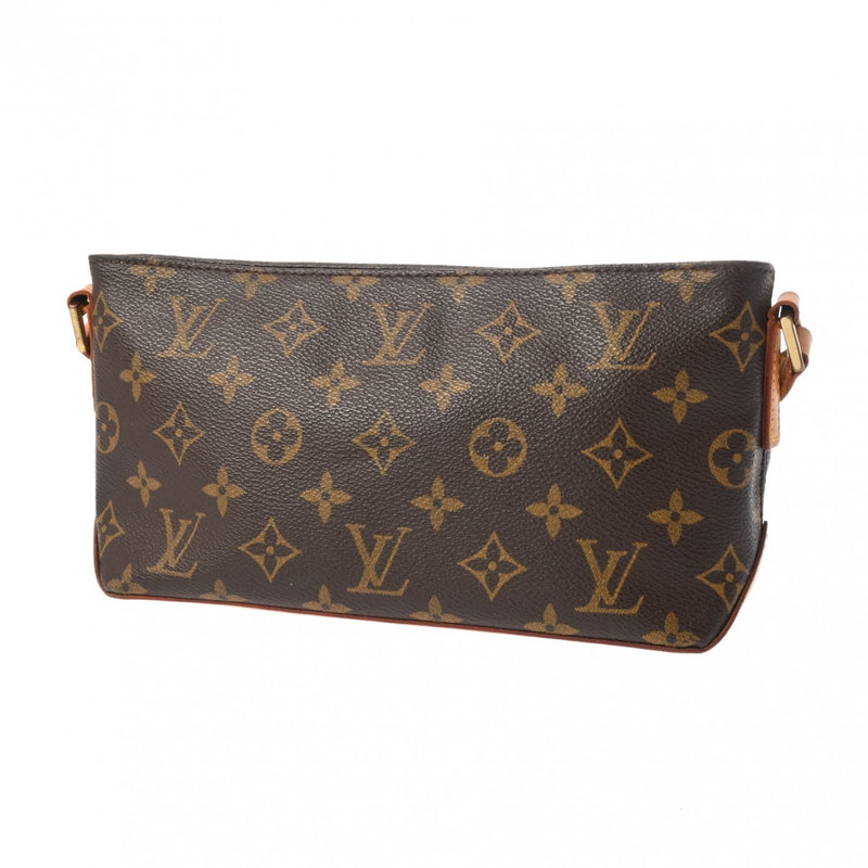 LOUIS VUITTON ルイヴィトン モノグラム トロター  ブラウン M51240 レディース モノグラムキャンバス ショルダーバッグ Bランク 中古 銀蔵