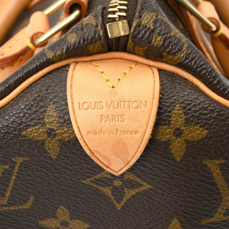 LOUIS VUITTON ルイヴィトン モノグラム スピーディ 25 ブラウン M41528 レディース モノグラムキャンバス ハンドバッグ ABランク 中古 銀蔵