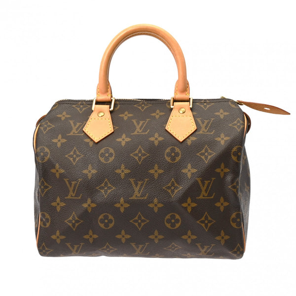 LOUIS VUITTON ルイヴィトン モノグラム スピーディ 25 ブラウン M41528 レディース モノグラムキャンバス ハンドバッグ ABランク 中古 銀蔵