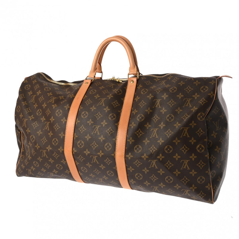 LOUIS VUITTON ルイヴィトン モノグラム キーポル 60 ブラウン M41422 ユニセックス モノグラムキャンバス ボストンバッグ ABランク 中古 銀蔵