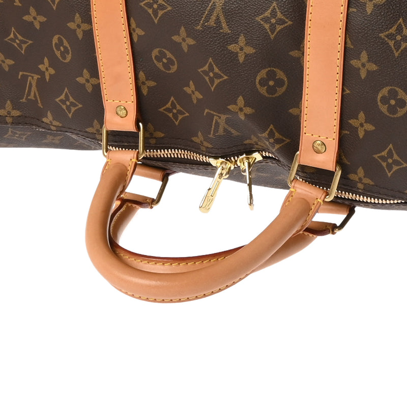 LOUIS VUITTON ルイヴィトン モノグラム キーポル 60 ブラウン M41422 ユニセックス モノグラムキャンバス ボストンバッグ ABランク 中古 銀蔵