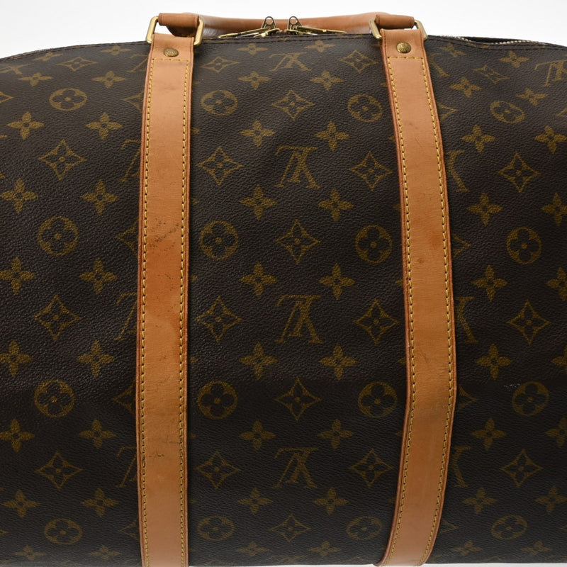 LOUIS VUITTON ルイヴィトン モノグラム キーポル 55 ブラウン M41424 ユニセックス モノグラムキャンバス ボストンバッグ Bランク 中古 銀蔵