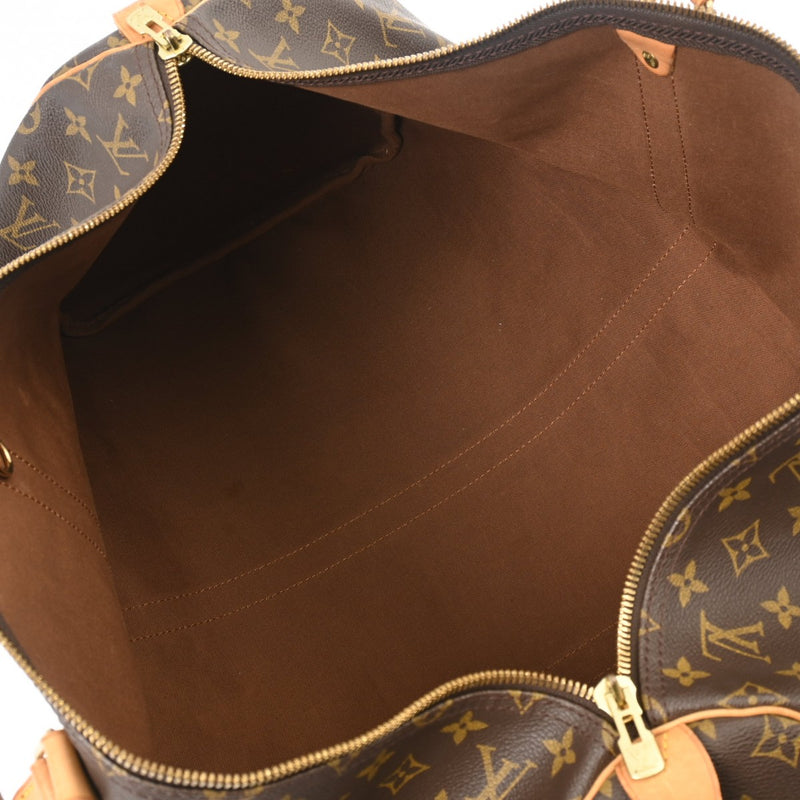 LOUIS VUITTON ルイヴィトン モノグラム キーポル 55 ブラウン M41424 ユニセックス モノグラムキャンバス ボストンバッグ Bランク 中古 銀蔵