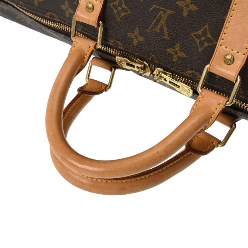 LOUIS VUITTON ルイヴィトン モノグラム キーポル 55 ブラウン M41424 ユニセックス モノグラムキャンバス ボストンバッグ Bランク 中古 銀蔵