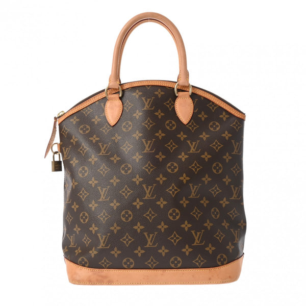 LOUIS VUITTON ルイヴィトン モノグラム ロックイット ヴェルティカル ブラウン M40103 レディース モノグラムキャンバス ハンドバッグ Bランク 中古 銀蔵