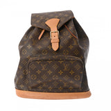 LOUIS VUITTON ルイヴィトン モノグラム モンスリ GM ブラウン M51135 レディース モノグラムキャンバス リュック・デイパック Bランク 中古 銀蔵