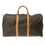 LOUIS VUITTON ルイヴィトン モノグラム キーポル 50 ブラウン M41426 ユニセックス モノグラムキャンバス ボストンバッグ Bランク 中古 銀蔵