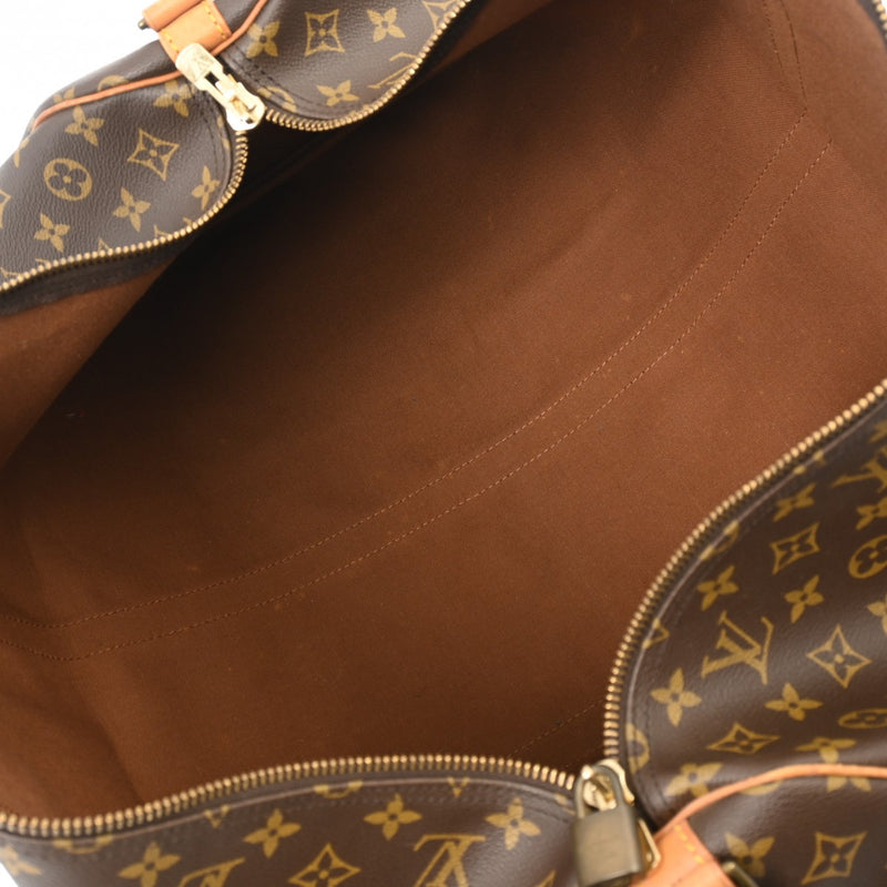 LOUIS VUITTON ルイヴィトン モノグラム キーポル バンドリエール 60 ブラウン M41412 ユニセックス モノグラムキャンバス ボストンバッグ Bランク 中古 銀蔵