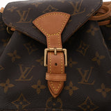 LOUIS VUITTON ルイヴィトン モノグラム ミニモンスリ ブラウン M51136 レディース モノグラムキャンバス リュック・デイパック Bランク 中古 銀蔵