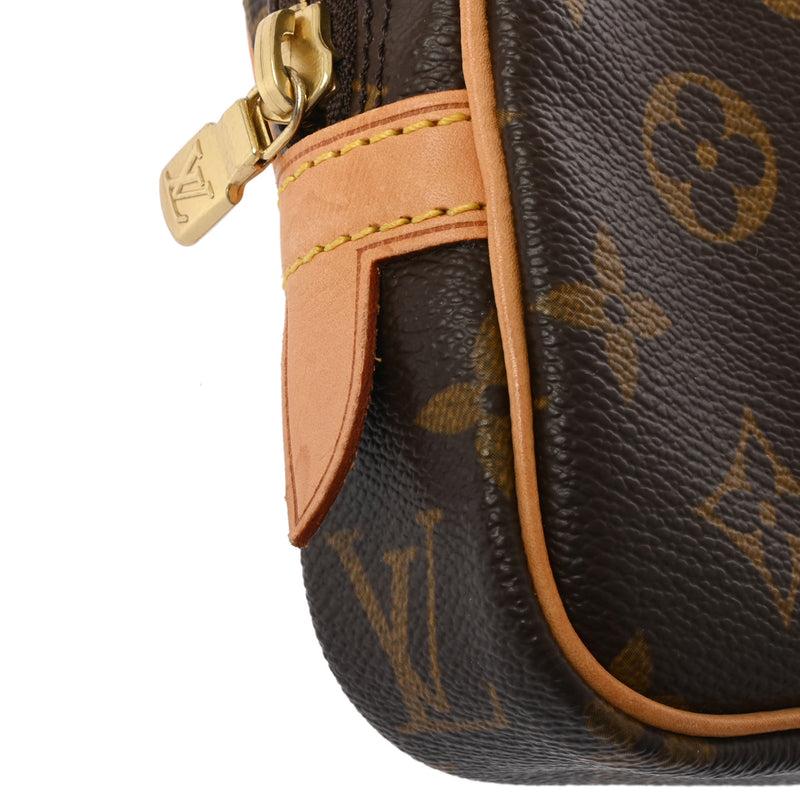 LOUIS VUITTON ルイヴィトン モノグラム マルリーバンドリエール ブラウン M51828 レディース モノグラムキャンバス ショルダーバッグ ABランク 中古 銀蔵