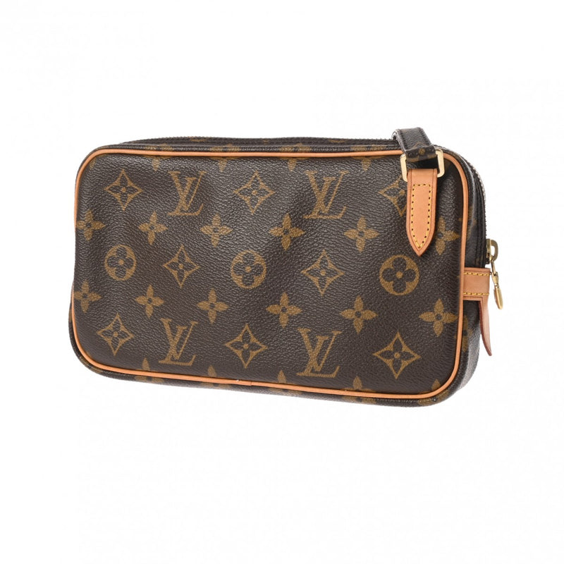 LOUIS VUITTON ルイヴィトン モノグラム マルリーバンドリエール ブラウン M51828 レディース モノグラムキャンバス ショルダーバッグ ABランク 中古 銀蔵