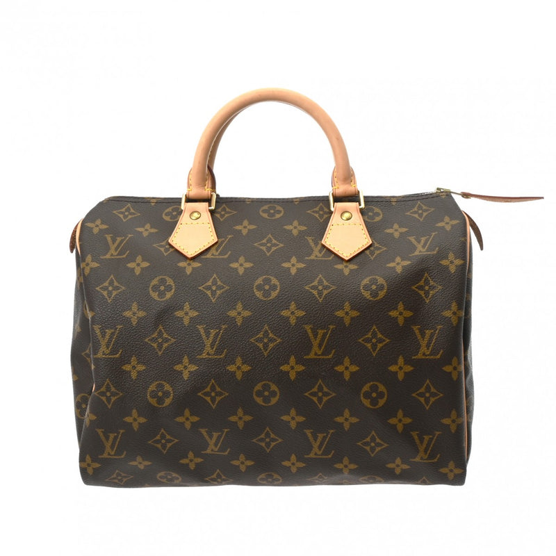 LOUIS VUITTON ルイヴィトン モノグラム スピーディ 30 ブラウン M41526 レディース モノグラムキャンバス ハンドバッグ Aランク 中古 銀蔵