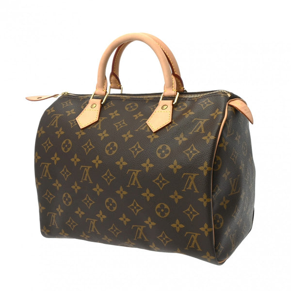 LOUIS VUITTON ルイヴィトン モノグラム スピーディ 30 ブラウン M41526 レディース モノグラムキャンバス ハンドバッグ Aランク 中古 銀蔵