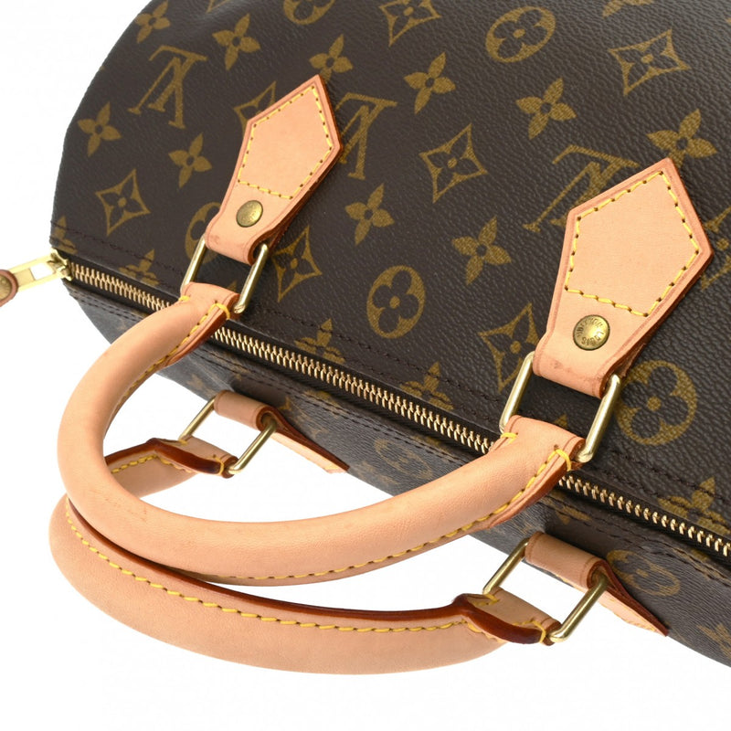 LOUIS VUITTON ルイヴィトン モノグラム スピーディ 30 ブラウン M41526 レディース モノグラムキャンバス ハンドバッグ Aランク 中古 銀蔵