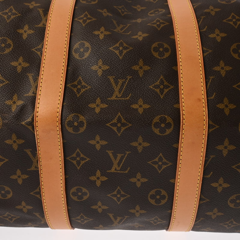 LOUIS VUITTON ルイヴィトン モノグラム キーポル 55 ブラウン M41424 ユニセックス モノグラムキャンバス ボストンバッグ ABランク 中古 銀蔵