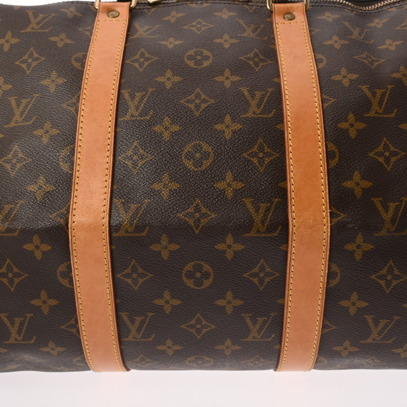 LOUIS VUITTON ルイヴィトン モノグラム キーポル 50 ブラウン M41426 ユニセックス モノグラムキャンバス ボストンバッグ Bランク 中古 銀蔵