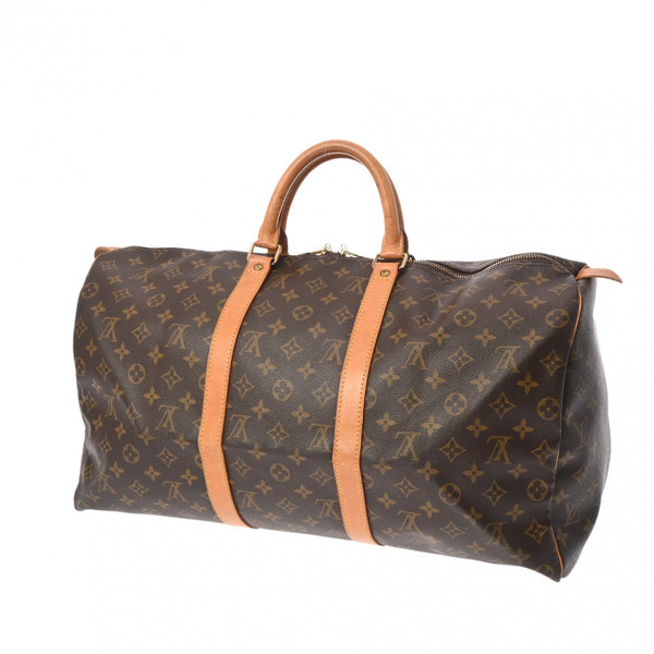 LOUIS VUITTON ルイヴィトン モノグラム キーポル 50 ブラウン M41426 ユニセックス モノグラムキャンバス ボストンバッグ Bランク 中古 銀蔵