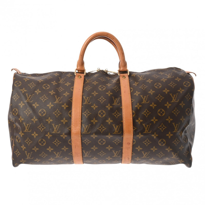 LOUIS VUITTON ルイヴィトン モノグラム キーポル 50 ブラウン M41426 ユニセックス モノグラムキャンバス ボストンバッグ Bランク 中古 銀蔵