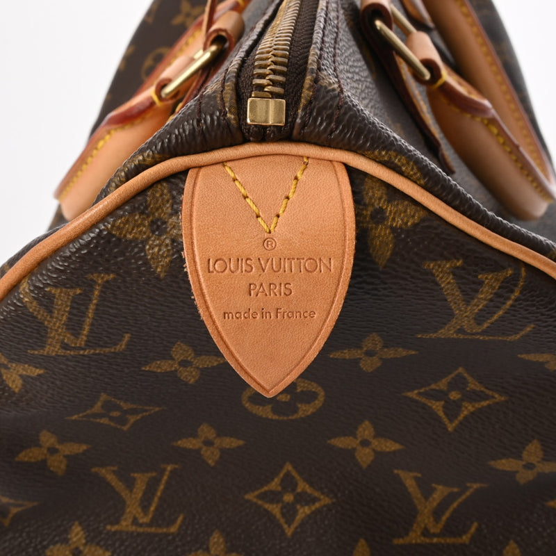 LOUIS VUITTON ルイヴィトン モノグラム スピーディ 30 ブラウン M41526 レディース モノグラムキャンバス ハンドバッグ ABランク 中古 銀蔵