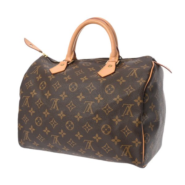 LOUIS VUITTON ルイヴィトン モノグラム スピーディ 30 ブラウン M41526 レディース モノグラムキャンバス ハンドバッグ ABランク 中古 銀蔵