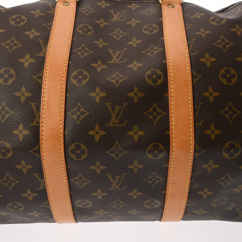 LOUIS VUITTON ルイヴィトン モノグラム キーポル 55 ブラウン M41424 ユニセックス モノグラムキャンバス ボストンバッグ ABランク 中古 銀蔵