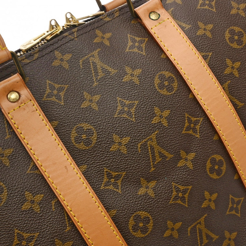 LOUIS VUITTON ルイヴィトン モノグラム キーポル 55 ブラウン M41424 ユニセックス モノグラムキャンバス ボストンバッグ ABランク 中古 銀蔵