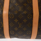 LOUIS VUITTON ルイヴィトン モノグラム キーポル 55 ブラウン M41424 ユニセックス モノグラムキャンバス ボストンバッグ ABランク 中古 銀蔵