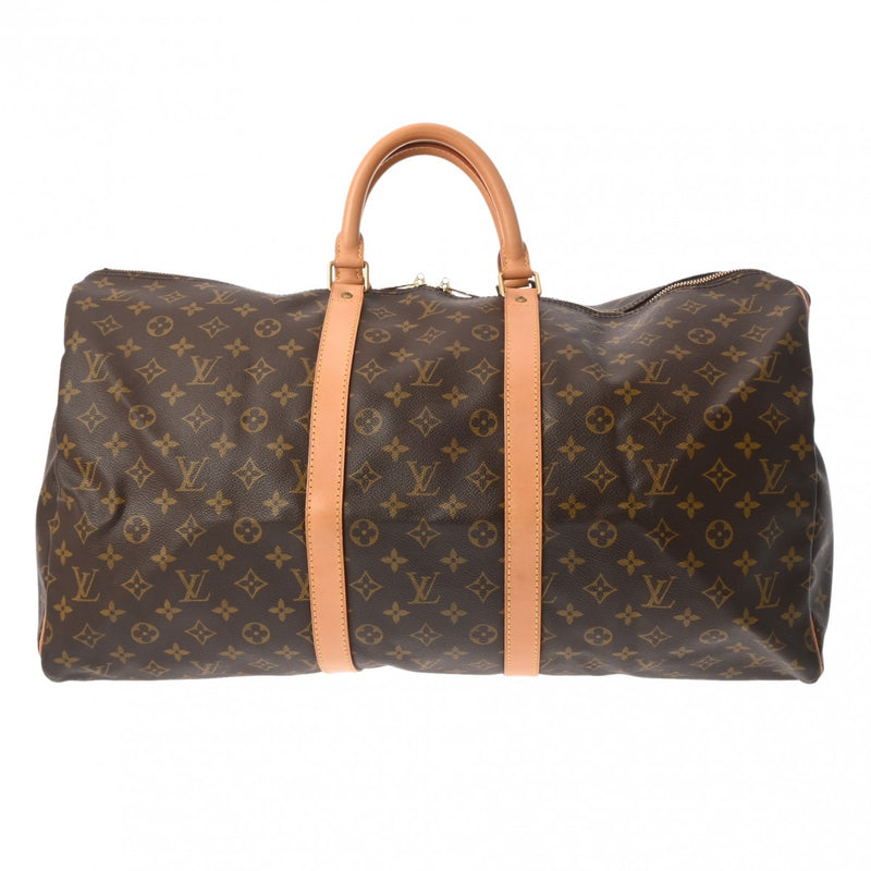 LOUIS VUITTON ルイヴィトン モノグラム キーポル 55 ブラウン M41424 ユニセックス モノグラムキャンバス ボストンバッグ ABランク 中古 銀蔵