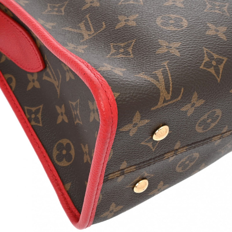 LOUIS VUITTON ルイヴィトン モノグラム ポパンクール PM 2WAY ルージュ M43433 レディース モノグラムキャンバス ハンドバッグ ABランク 中古 銀蔵