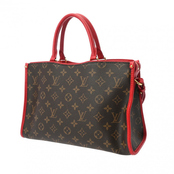 LOUIS VUITTON ルイヴィトン モノグラム ポパンクール PM 2WAY ルージュ M43433 レディース モノグラムキャンバス ハンドバッグ ABランク 中古 銀蔵