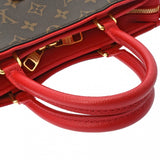 LOUIS VUITTON ルイヴィトン モノグラム ポパンクール PM 2WAY ルージュ M43433 レディース モノグラムキャンバス ハンドバッグ ABランク 中古 銀蔵