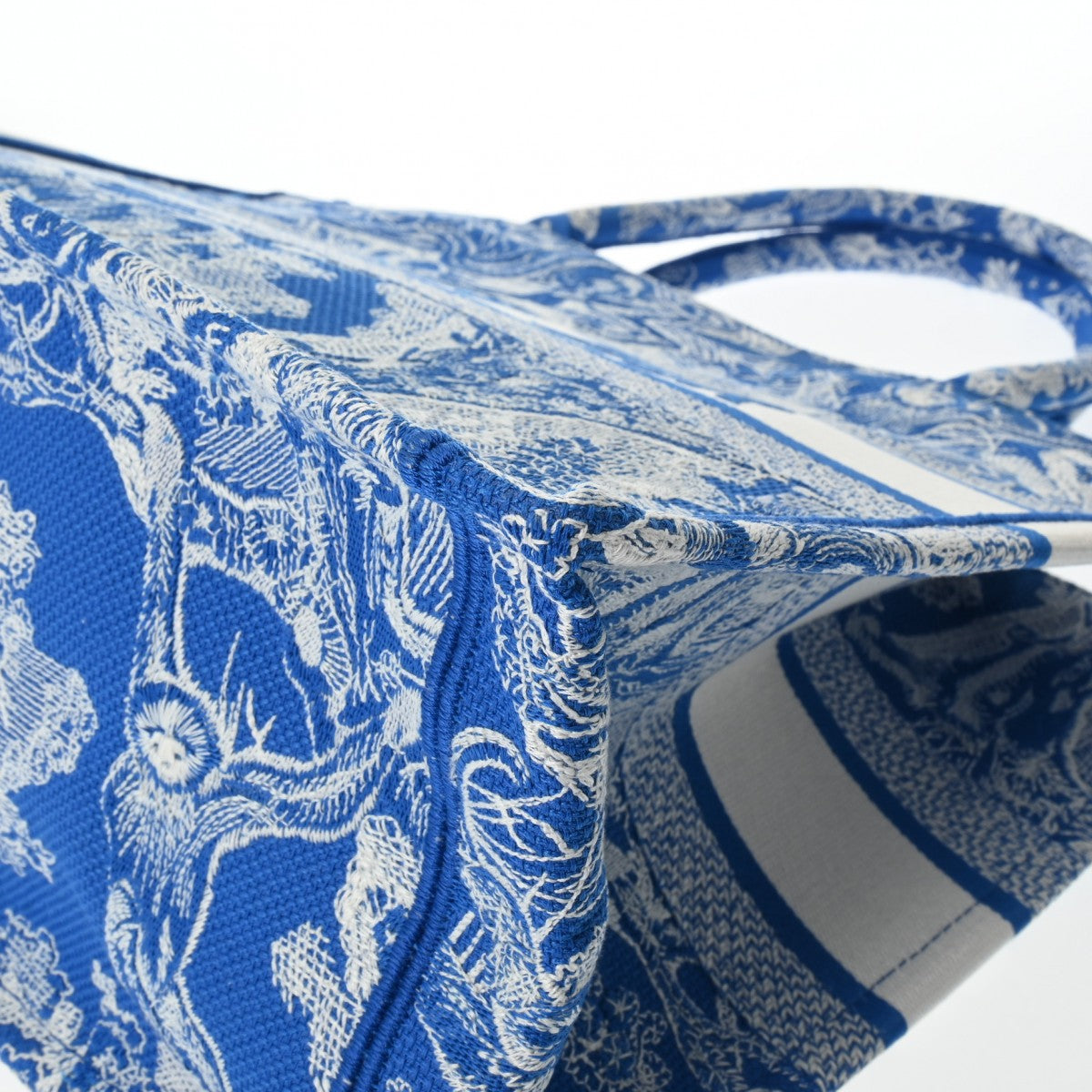 クリスチャンディオールブックトート ミディアムサイズ ブルー