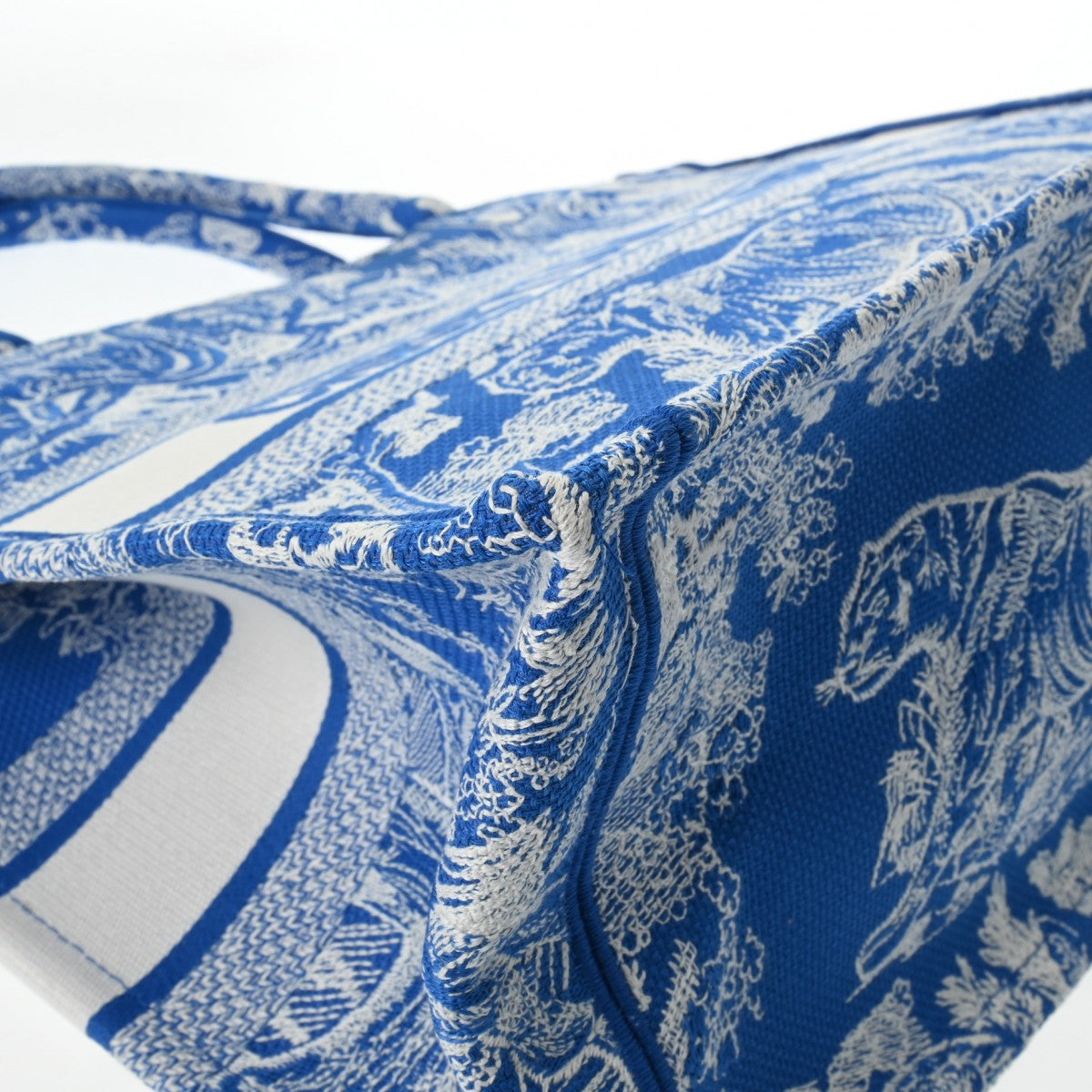 クリスチャンディオールブックトート ミディアムサイズ ブルー