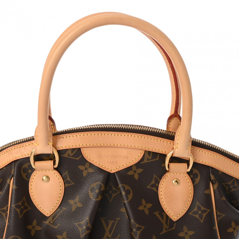 LOUIS VUITTON ルイヴィトン モノグラム ティヴォリ PM ブラウン M40143 レディース モノグラムキャンバス ハンドバッグ ABランク 中古 銀蔵