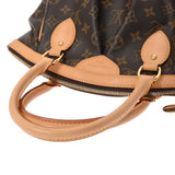 LOUIS VUITTON ルイヴィトン モノグラム ティヴォリ PM ブラウン M40143 レディース モノグラムキャンバス ハンドバッグ ABランク 中古 銀蔵