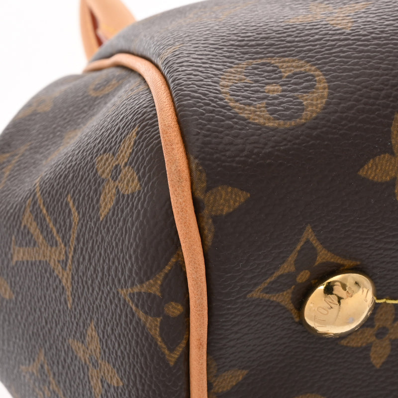 LOUIS VUITTON ルイヴィトン モノグラム ティヴォリ PM ブラウン M40143 レディース モノグラムキャンバス ハンドバッグ ABランク 中古 銀蔵