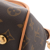 LOUIS VUITTON ルイヴィトン モノグラム ティヴォリ PM ブラウン M40143 レディース モノグラムキャンバス ハンドバッグ ABランク 中古 銀蔵