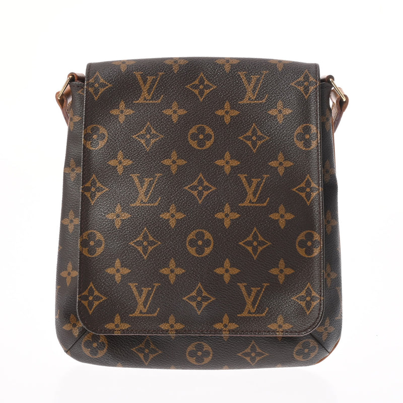 LOUIS VUITTON ルイヴィトン モノグラム ミュゼットサルサ ショート ブラウン M51258 レディース モノグラムキャンバス ショルダーバッグ Bランク 中古 銀蔵