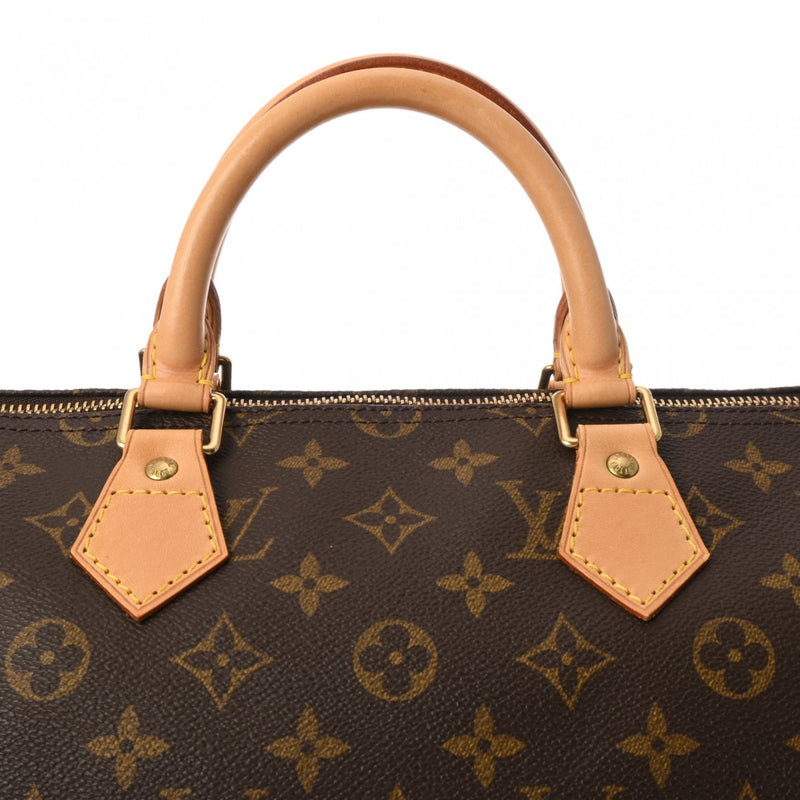 LOUIS VUITTON ルイヴィトン モノグラム スピーディ 35 ブラウン M41524 フランス レディース モノグラムキャンバス ハンドバッグ ABランク 中古 銀蔵