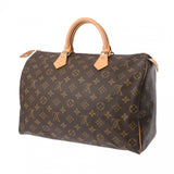 LOUIS VUITTON ルイヴィトン モノグラム スピーディ 35 ブラウン M41524 フランス レディース モノグラムキャンバス ハンドバッグ ABランク 中古 銀蔵