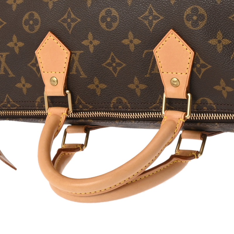 LOUIS VUITTON ルイヴィトン モノグラム スピーディ 35 ブラウン M41524 フランス レディース モノグラムキャンバス ハンドバッグ ABランク 中古 銀蔵