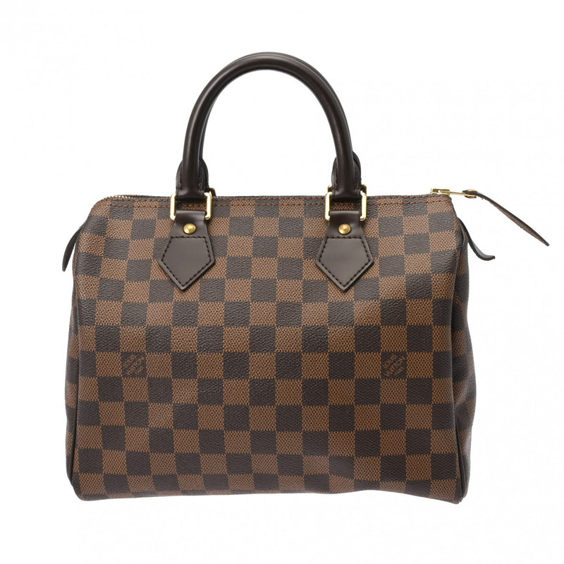 LOUIS VUITTON ルイヴィトン ダミエ スピーディ25 ブラウン N41532 レディース ダミエキャンバス ハンドバッグ Aランク 中古 銀蔵