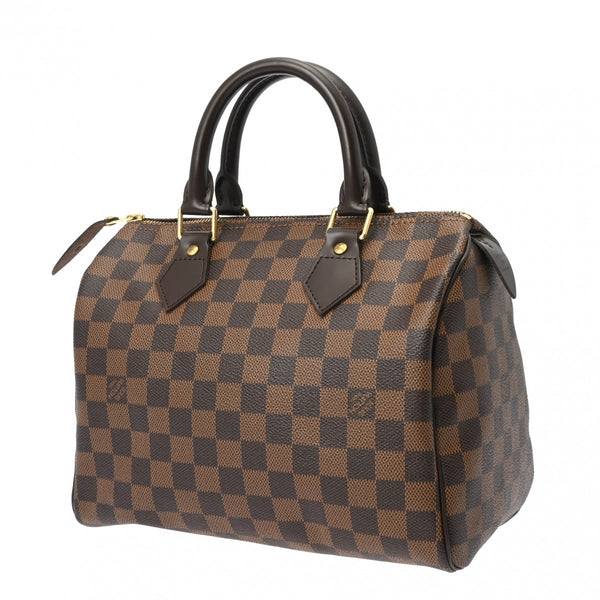 LOUIS VUITTON ルイヴィトン ダミエ スピーディ25 ブラウン N41532 レディース ダミエキャンバス ハンドバッグ Aランク 中古 銀蔵