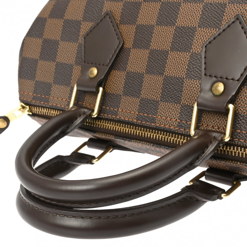 LOUIS VUITTON ルイヴィトン ダミエ スピーディ25 ブラウン N41532 レディース ダミエキャンバス ハンドバッグ Aランク 中古 銀蔵