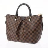 LOUIS VUITTON ルイヴィトン ダミエ シエナ MM ブラウン N41546 レディース ダミエキャンバス ハンドバッグ Aランク 中古 銀蔵