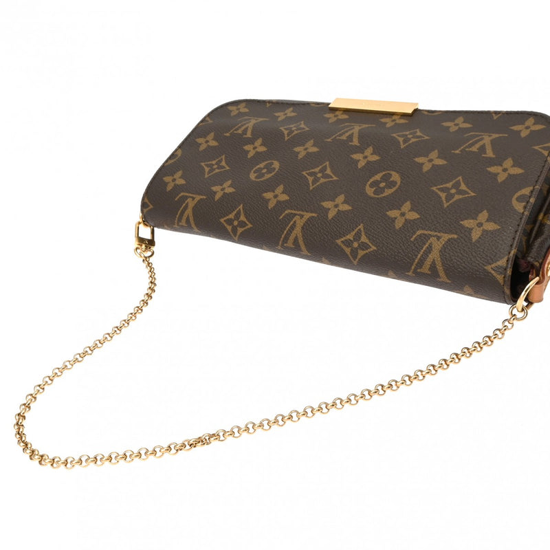 LOUIS VUITTON ルイヴィトン モノグラム フェイボリット MM 2WAY ブラウン M40718 レディース モノグラムキャンバス ショルダーバッグ Aランク 中古 銀蔵