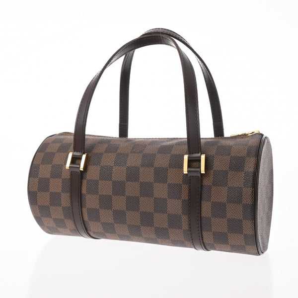 LOUIS VUITTON ルイヴィトン ダミエ パピヨン 26 ブラウン N51304 レディース ダミエキャンバス ハンドバッグ Aランク 中古 銀蔵