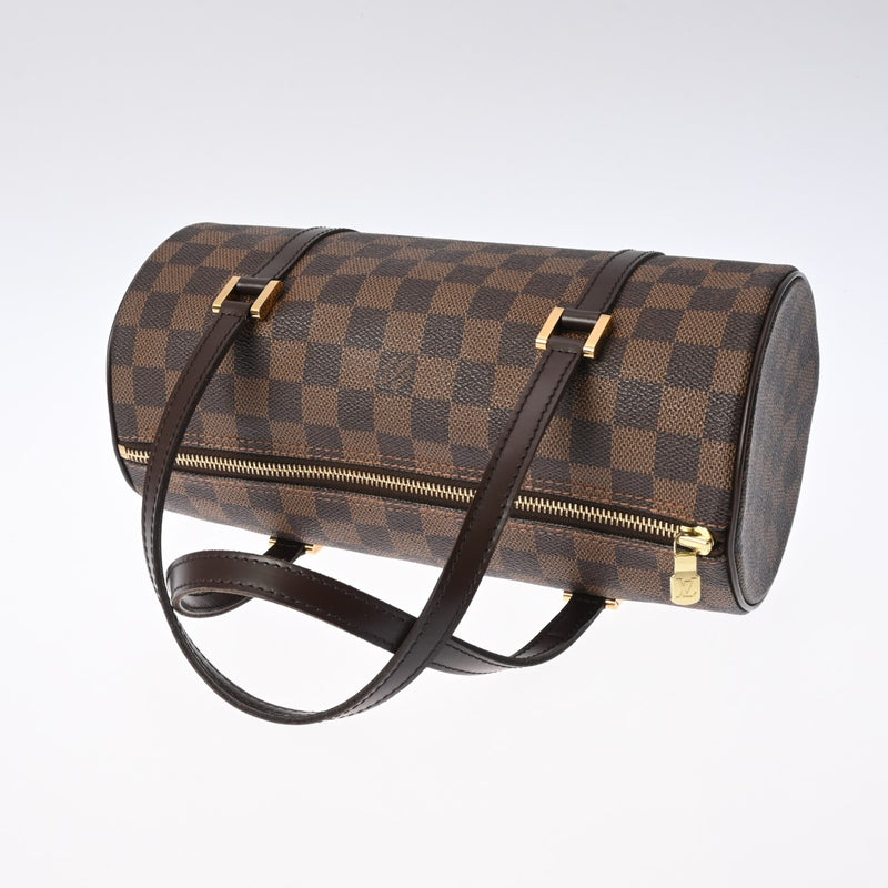 LOUIS VUITTON ルイヴィトン ダミエ パピヨン 26 ブラウン N51304 レディース ダミエキャンバス ハンドバッグ Aランク 中古 銀蔵